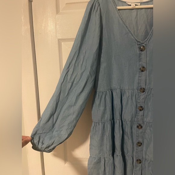 Mine long sleeve chambray dress - Picture 7 of 13